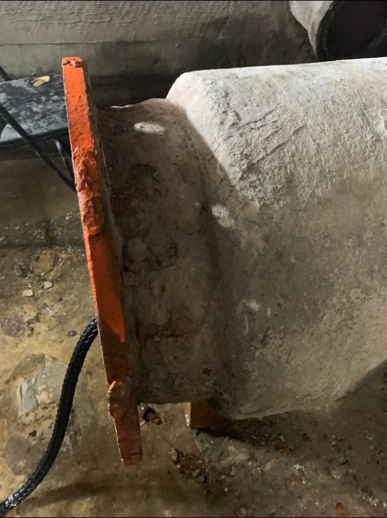 Sablage au jet dans une chambre de vannes souterraine (6)