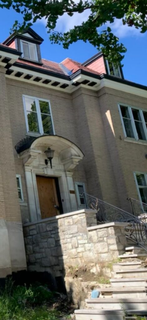 Nettoyage de brique d’une résidence à Westmount (3)