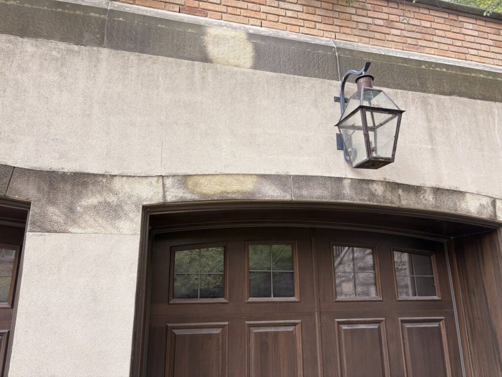Sablage de finition sur pierre à Westmount (2)